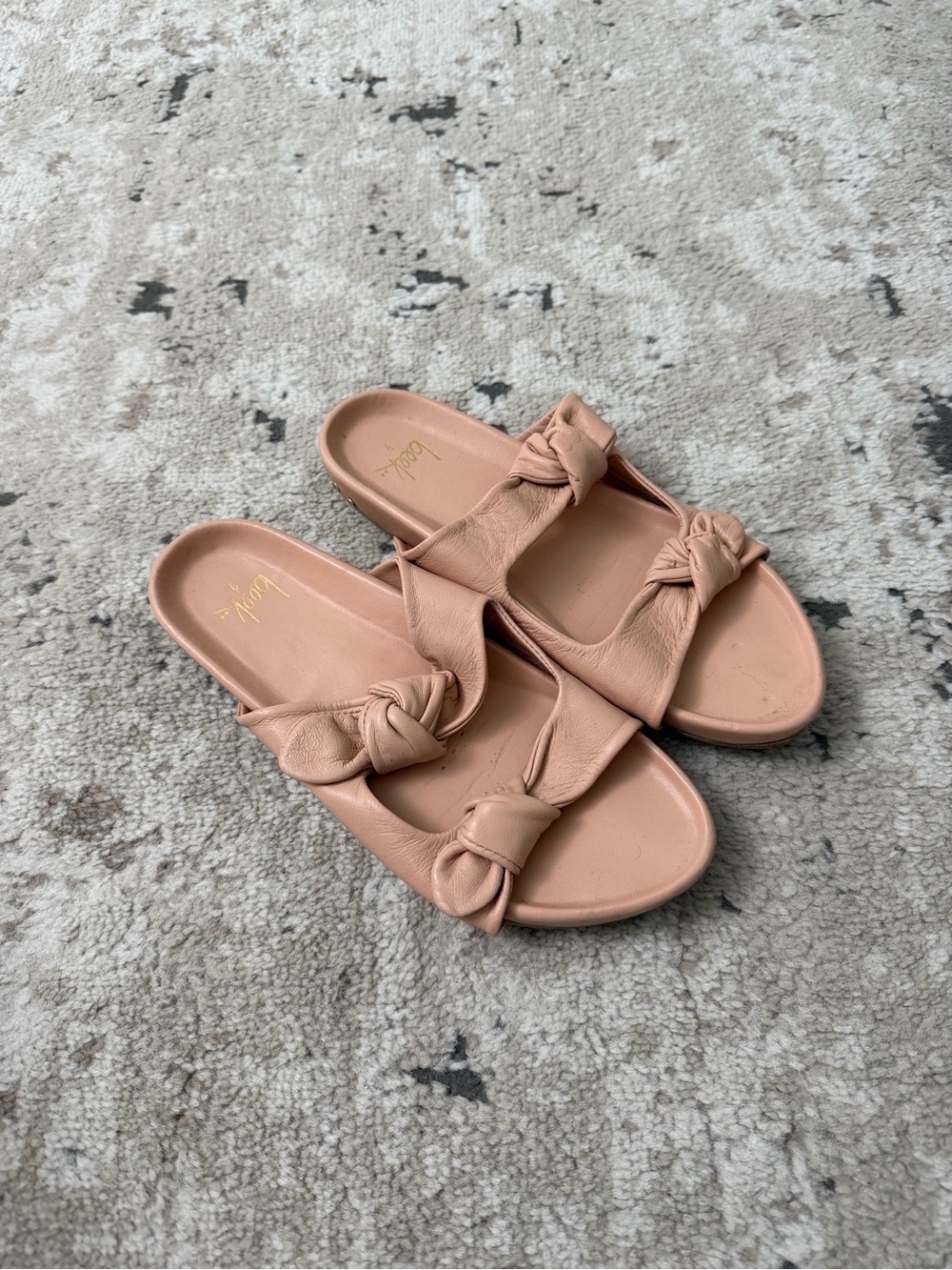 Beek Coquette Knot Slide Sandal Size 9
